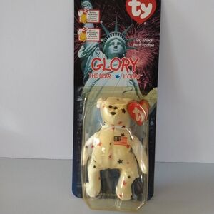 Ty Glory the Bear - White Plush Toy